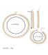 SET733 - Simple Big Brand Modern Jewelry Set